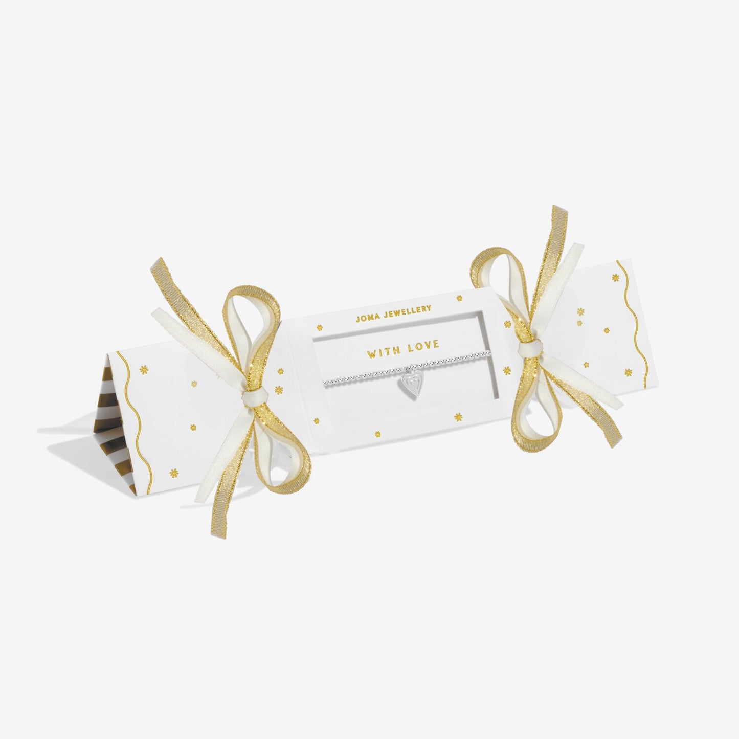 Christmas Cracker 'With Love' Bracelet
