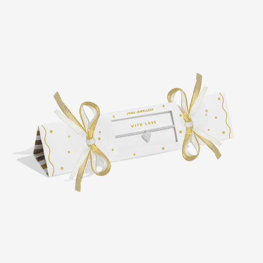 Christmas Cracker 'With Love' Bracelet