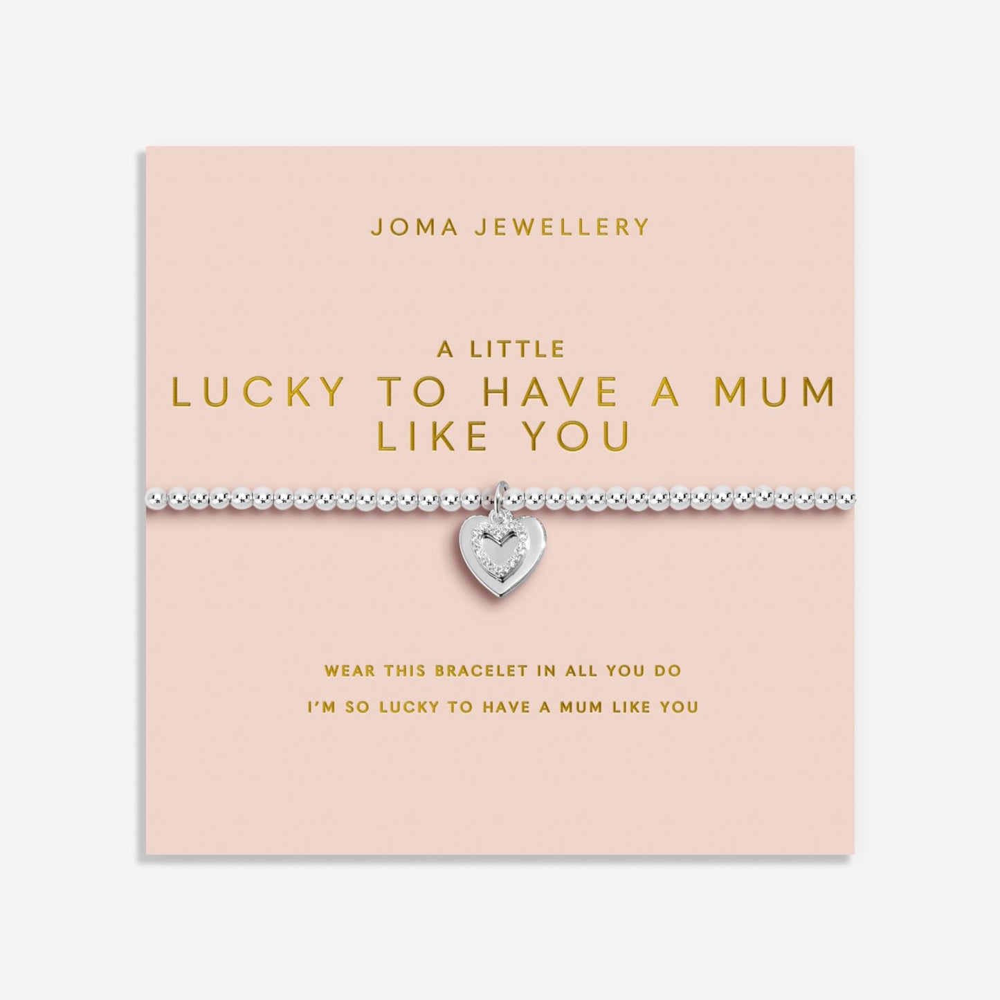 Mother's Day A Little 'Lucky To Have A Mum Like You' Bracelet