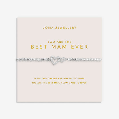 Mother's Day Forever Yours 'You Are The Best Mam Ever' Bracelet