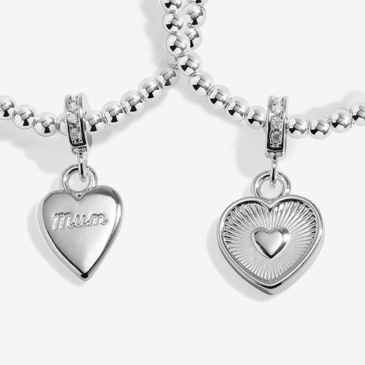 Mother's Day Infinity 'Lovely Mum' Linked Bracelets