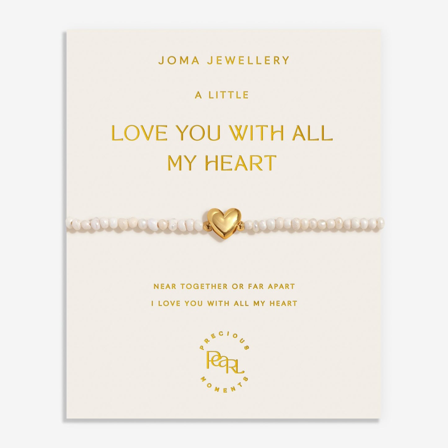 Precious Moments 'Love You With All My Heart' Bracelet
