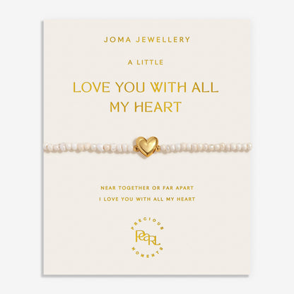 Precious Moments 'Love You With All My Heart' Bracelet