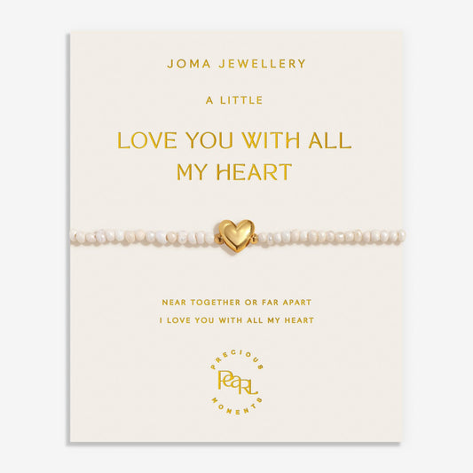 Precious Moments 'Love You With All My Heart' Bracelet