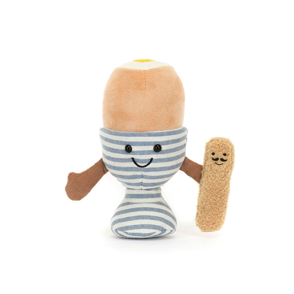 Amuseables Eggetha Egg & Lance Soldier By Jellycat