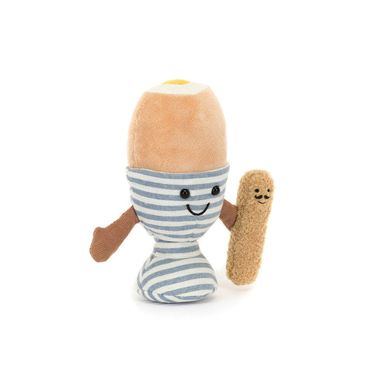 Amuseables Eggetha Egg & Lance Soldier By Jellycat