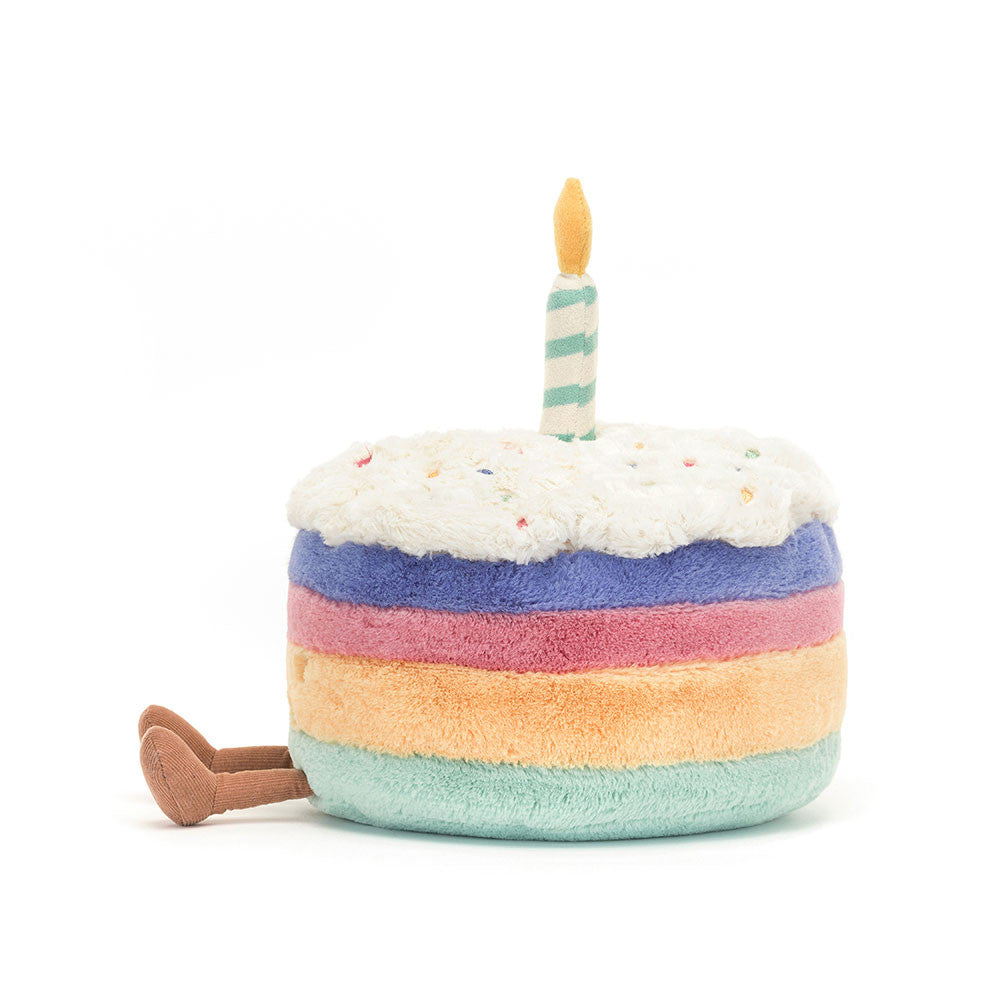 Small Amuseables Rainbow Birthday Cake By Jellycat