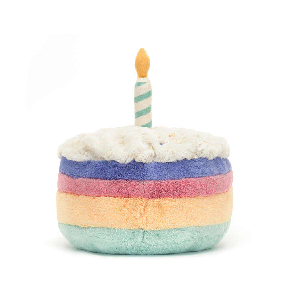 Small Amuseables Rainbow Birthday Cake By Jellycat
