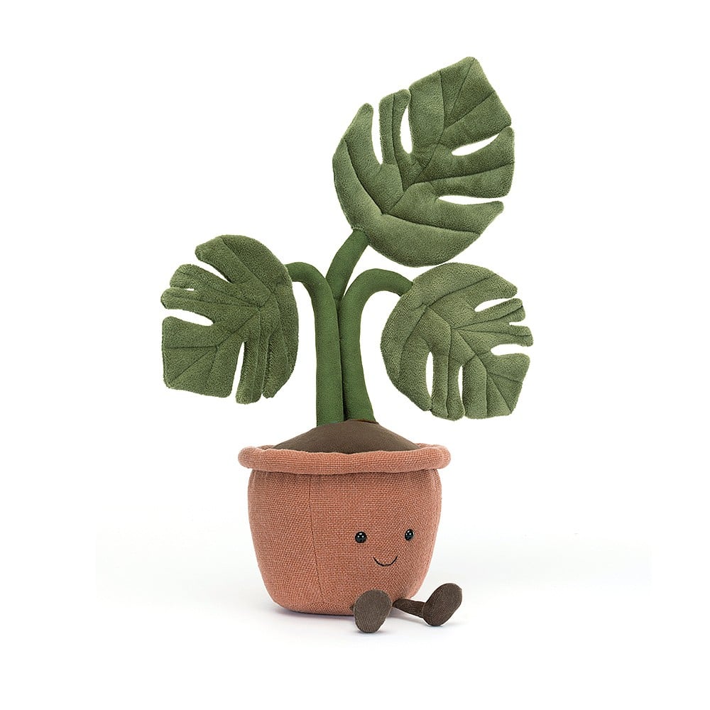 Amuseable Monstera Plant by Jellycat