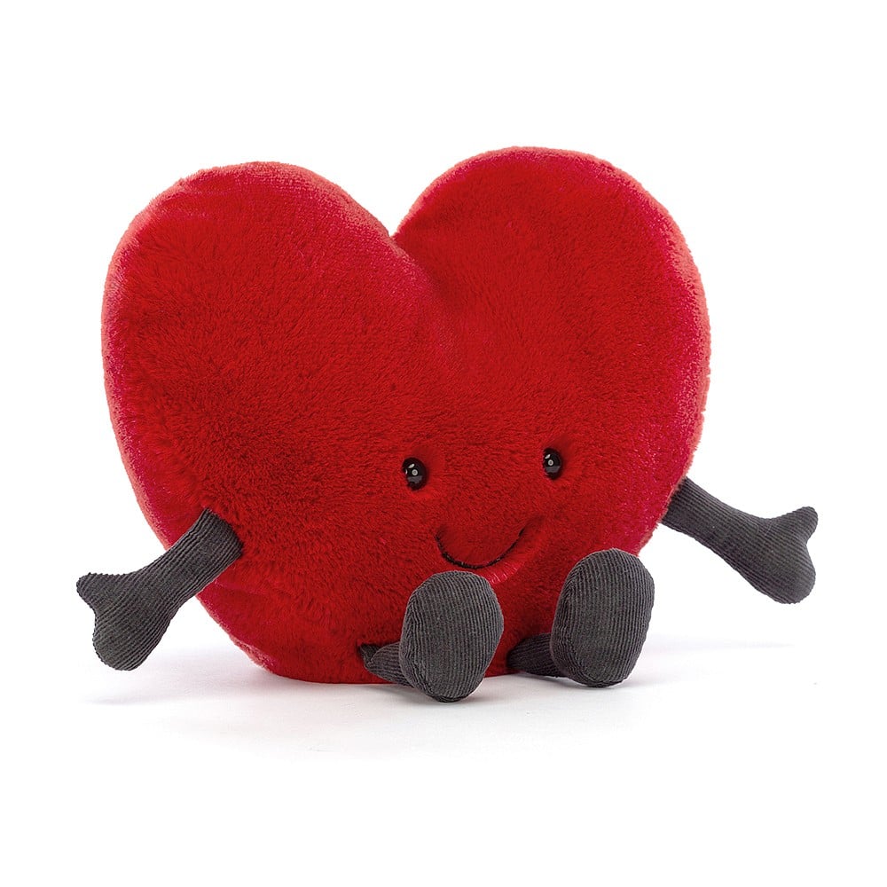 Large Amuseable Red Heart 24 by Jellycat