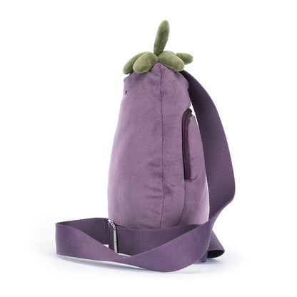 Aubergine Cross Body Bag By Jellycat