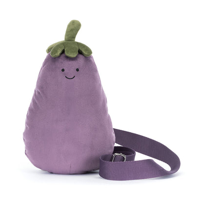 Aubergine Cross Body Bag By Jellycat
