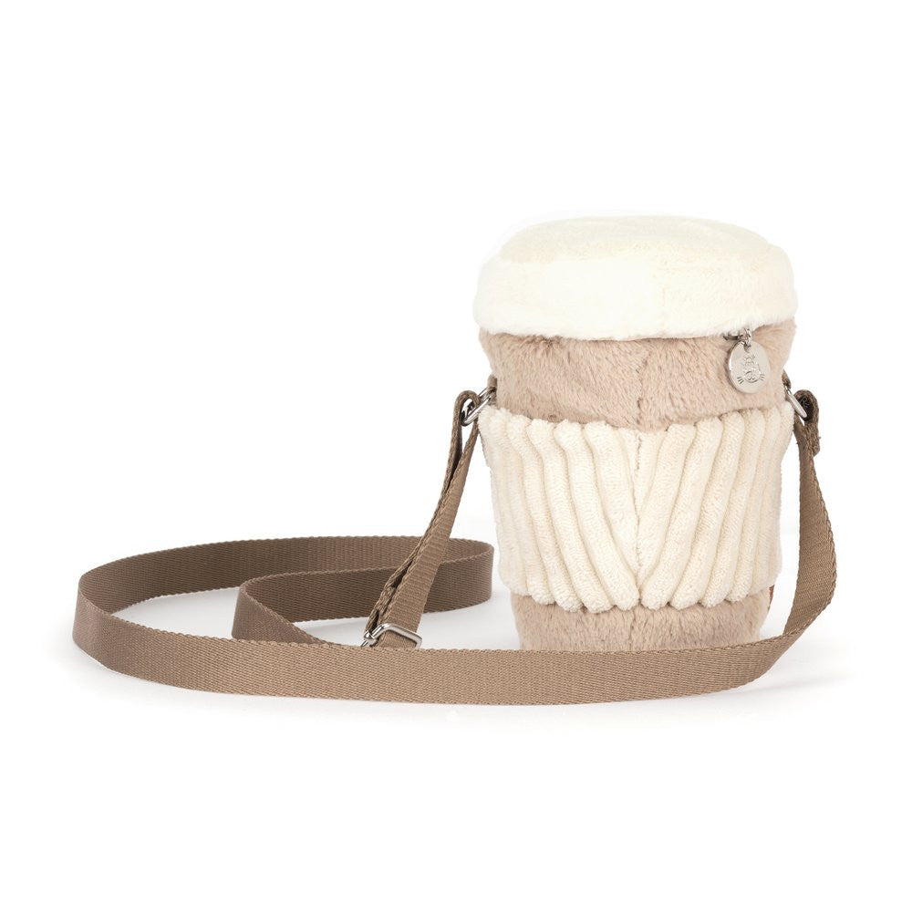 Amuseables Perkle Coffee Shoulder Bag By Jellycat