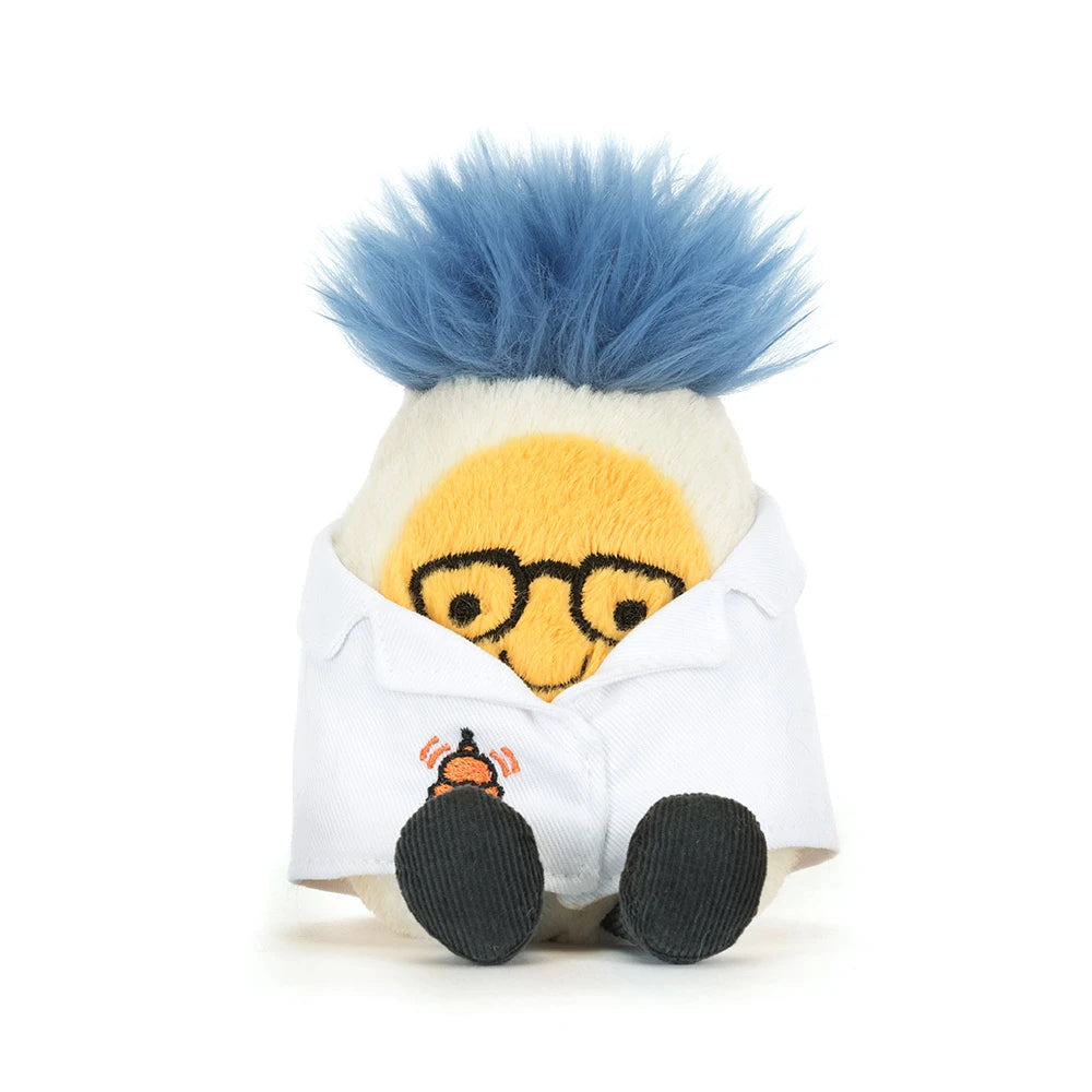Amuseables Boiled Egg Scientist Outfit By Jellycat