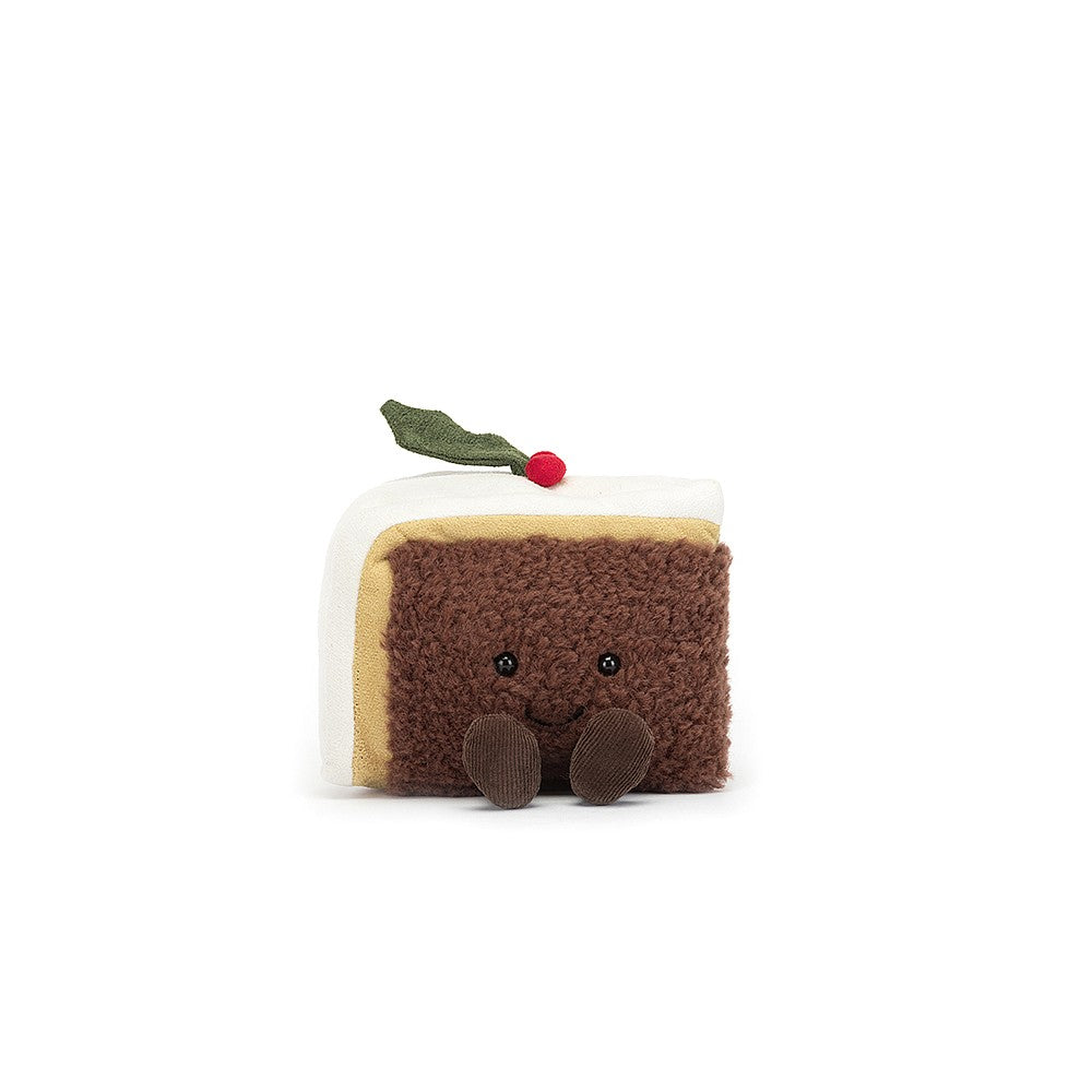 Amuseable Slice Of Christmas Cake by Jellycat