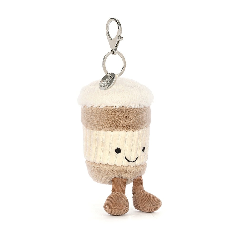 Coffee-To-Go Bag Charm by Jellycat