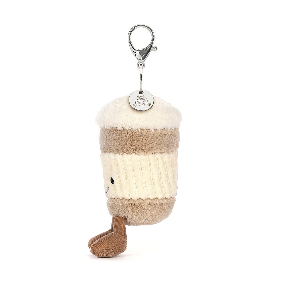 Coffee-To-Go Bag Charm by Jellycat