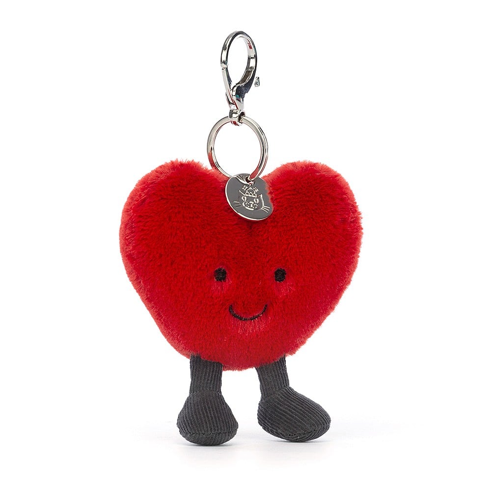 Amuseable Heart Bag Charm By Jellycat