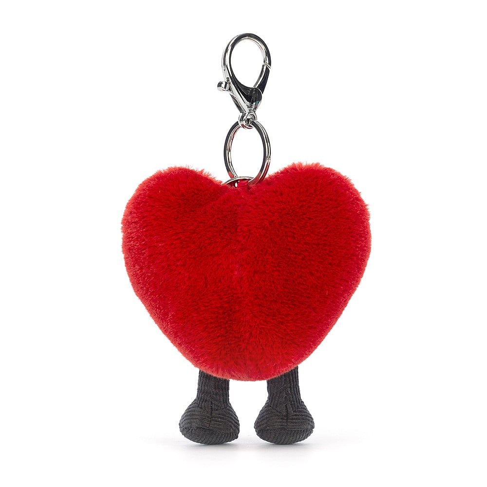 Amuseable Heart Bag Charm By Jellycat