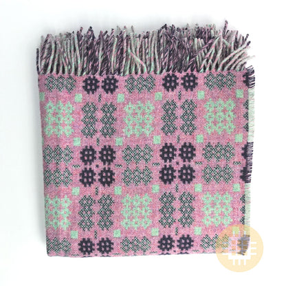 Amaranth Welsh Tapestry Blanket By Rock Mill
