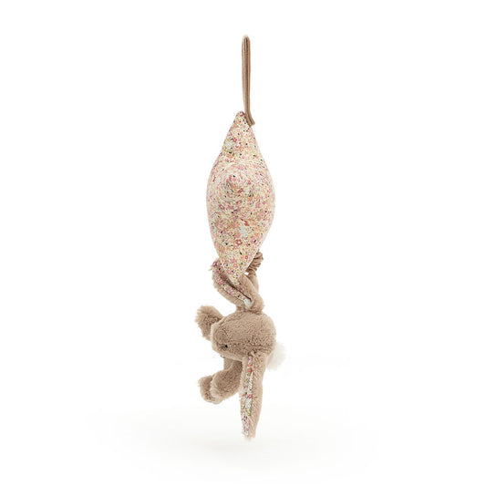 Blossom Bea Beige Bunny Musical Pull By Jellycat