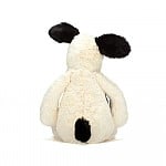 Bashful Black and Cream Puppy by Jellycat