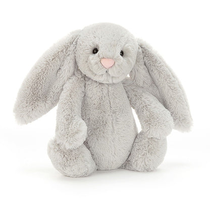 Medium Silver Bashful Bunny by Jellycat