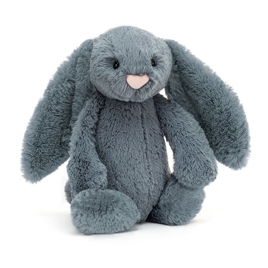 Bashful Dusky Blue Bunny By Jellycat