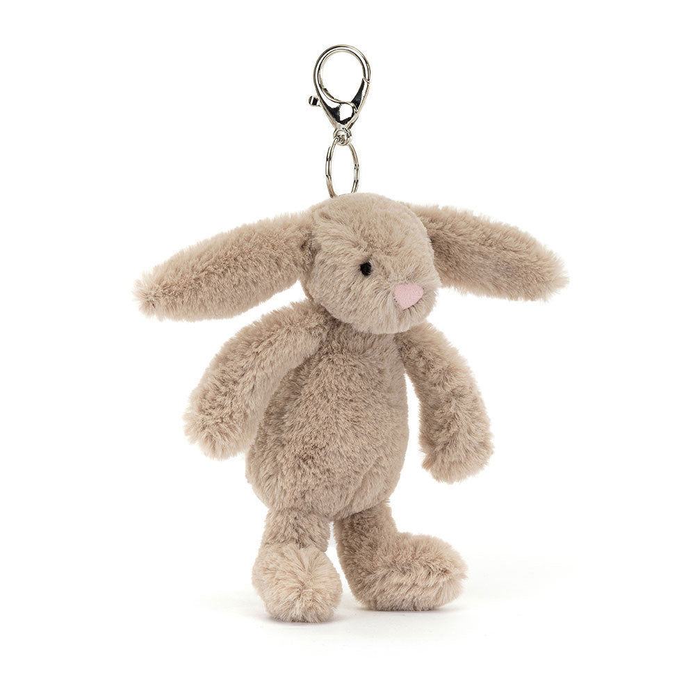 Bashful Beige Bunny Bag Charm By Jellycat