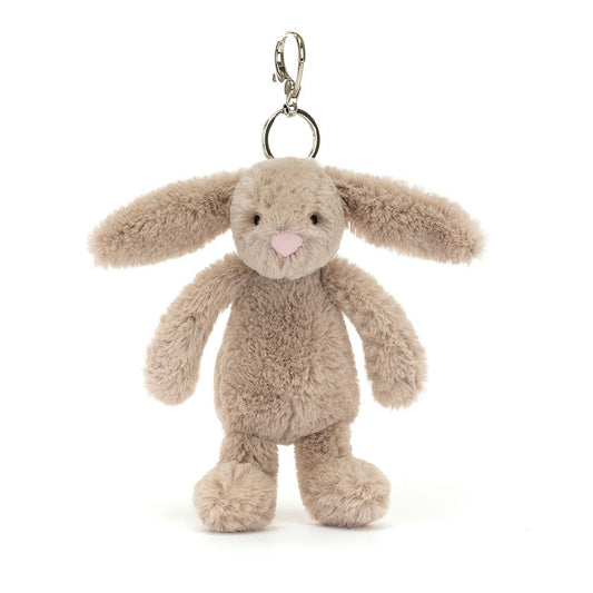 Bashful Beige Bunny Bag Charm By Jellycat