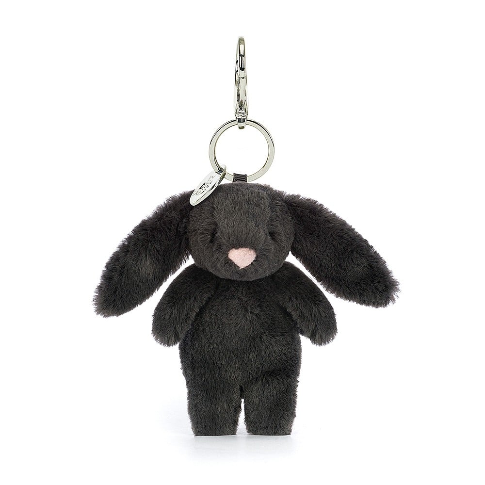 Inky Bashful Bunny Bag Charm by Jellycat