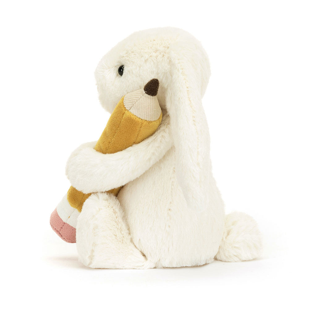 Bashful Bunny with Pencil By Jellycat