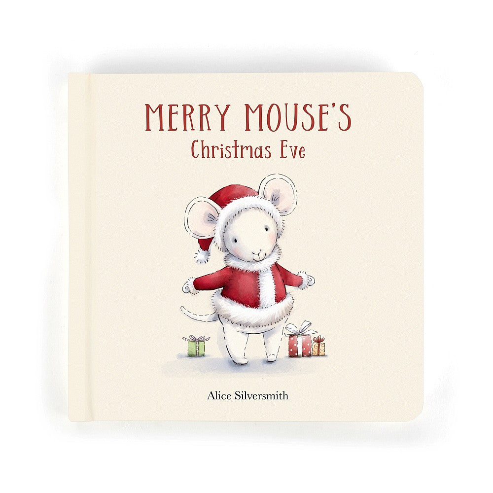 Merry Mouse Book by Jellycat