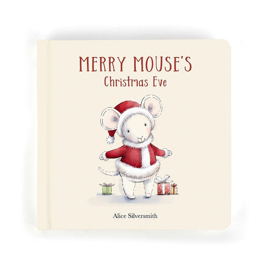 Merry Mouse Book by Jellycat