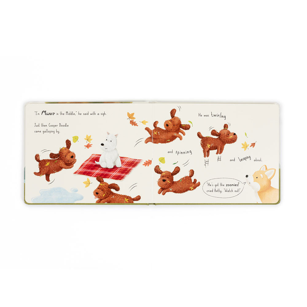Munro in The Middle Book By Jellycat