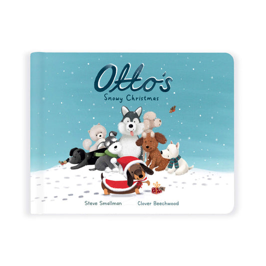 Otto's Snowy Christmas Book By Jellycat