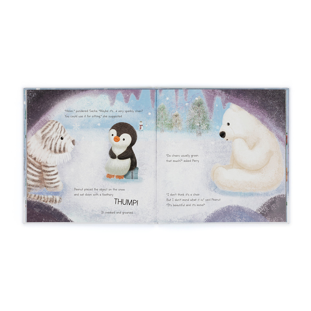 Peanut Penguin’s Perfect Present Book By Jellycat