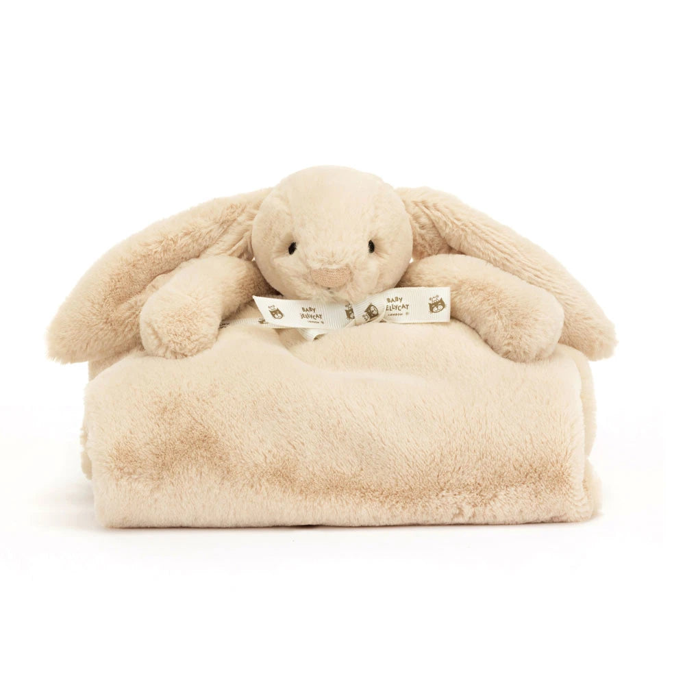 Bashful Luxe Willow Bunny Blankie By Jellycat
