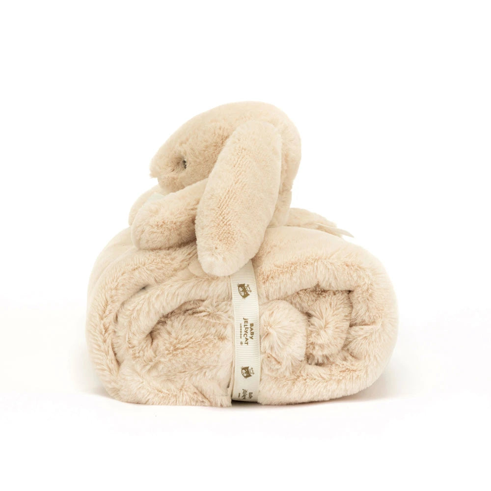 Bashful Luxe Willow Bunny Blankie By Jellycat