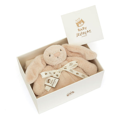 Bashful Luxe Willow Bunny Blankie By Jellycat