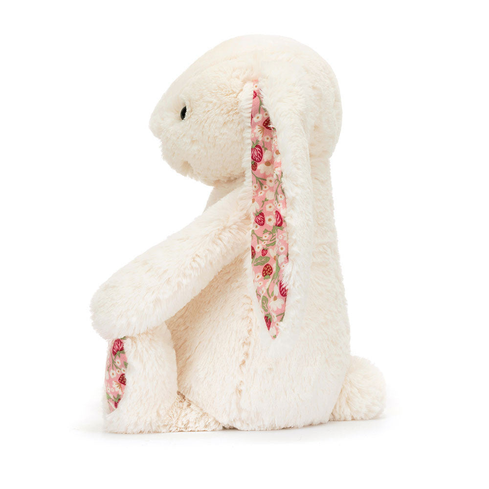 Medium Blossom Cream Bunny 'Berry' By Jellycat