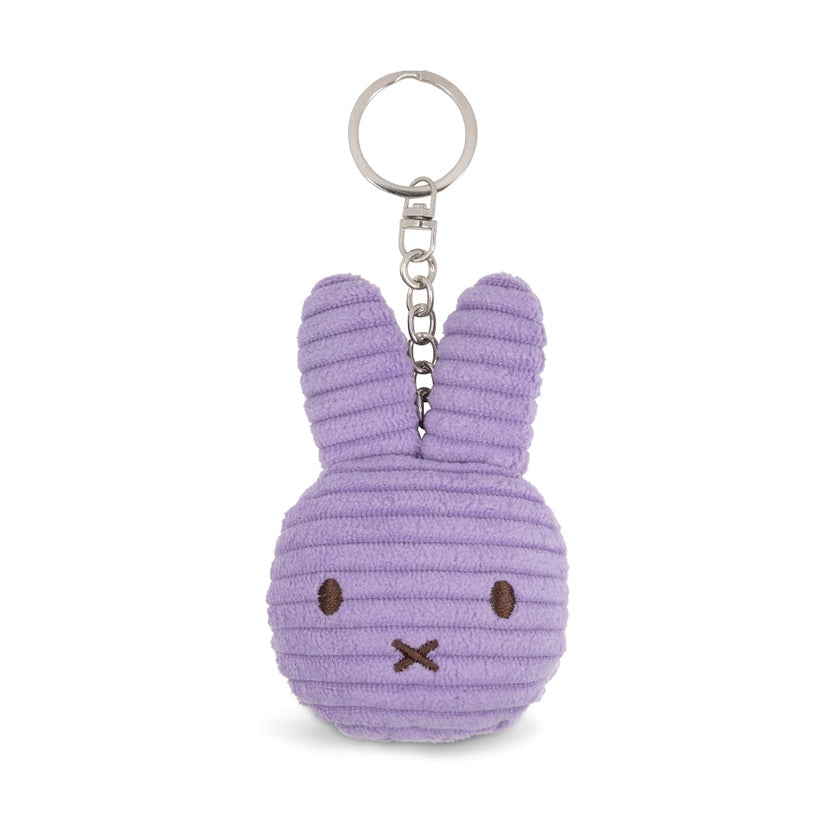 Miffy Lilac Corduroy Flat Keychain ECO