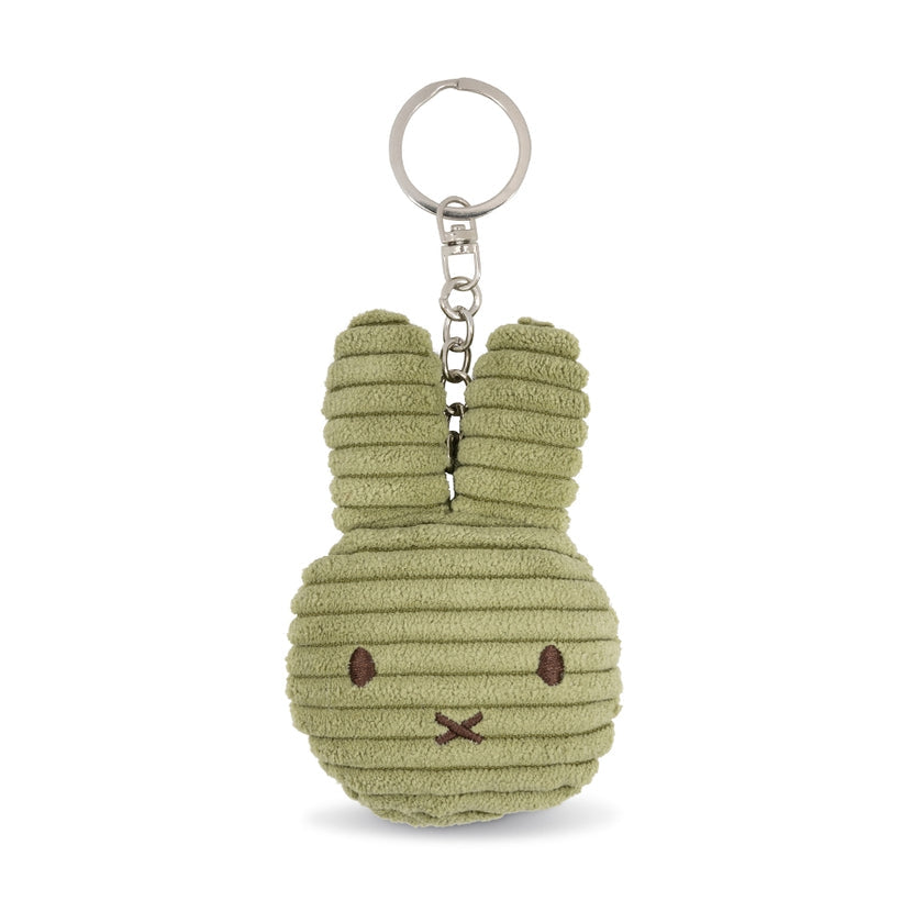 Miffy Olive Corduroy Flat Keychain ECO