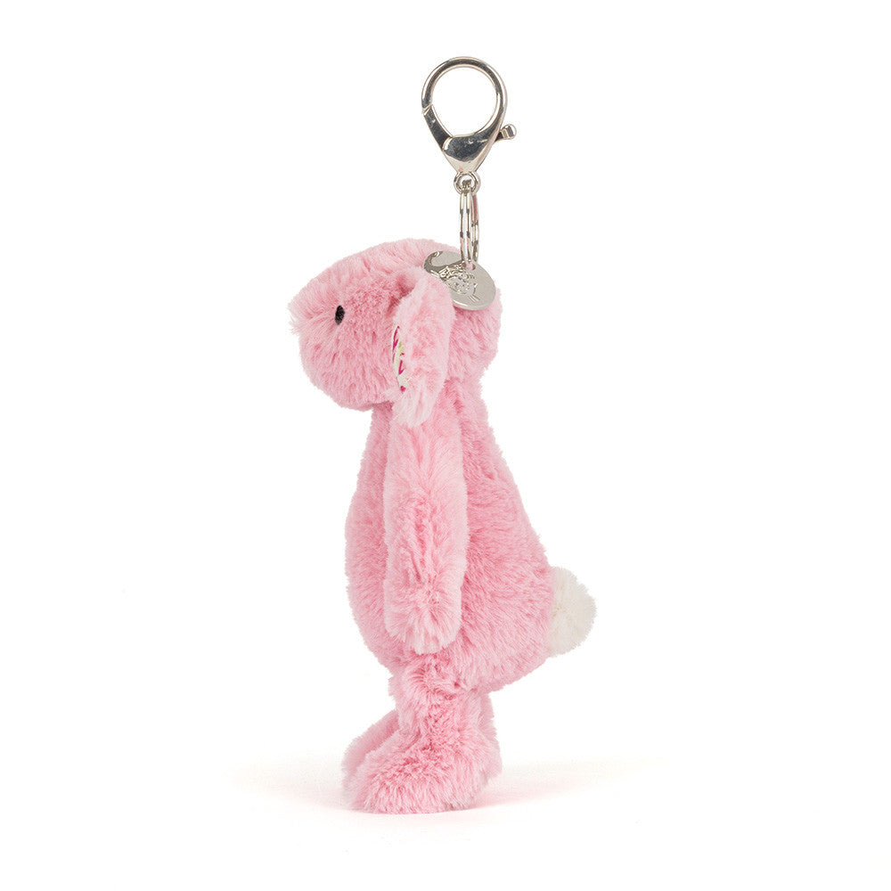 Blushkin Blossom Bunny Bag Charm By Jellycat