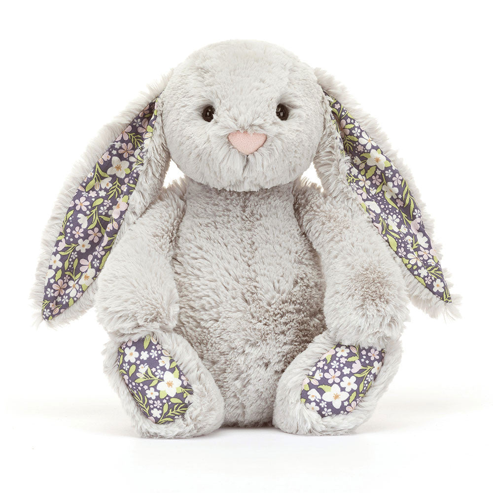 Medium Blossom Silver Bunny 'Bloom' By Jellycat