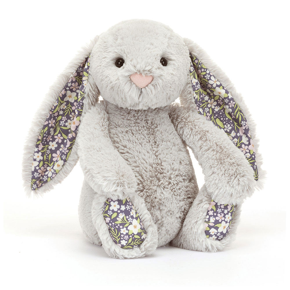 Medium Blossom Silver Bunny 'Bloom' By Jellycat