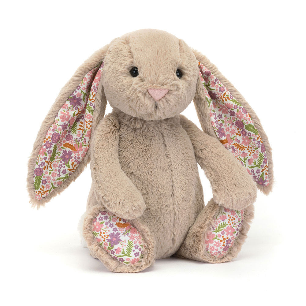 Medium Blossom Beige Bunny 'Petal' By Jellycat