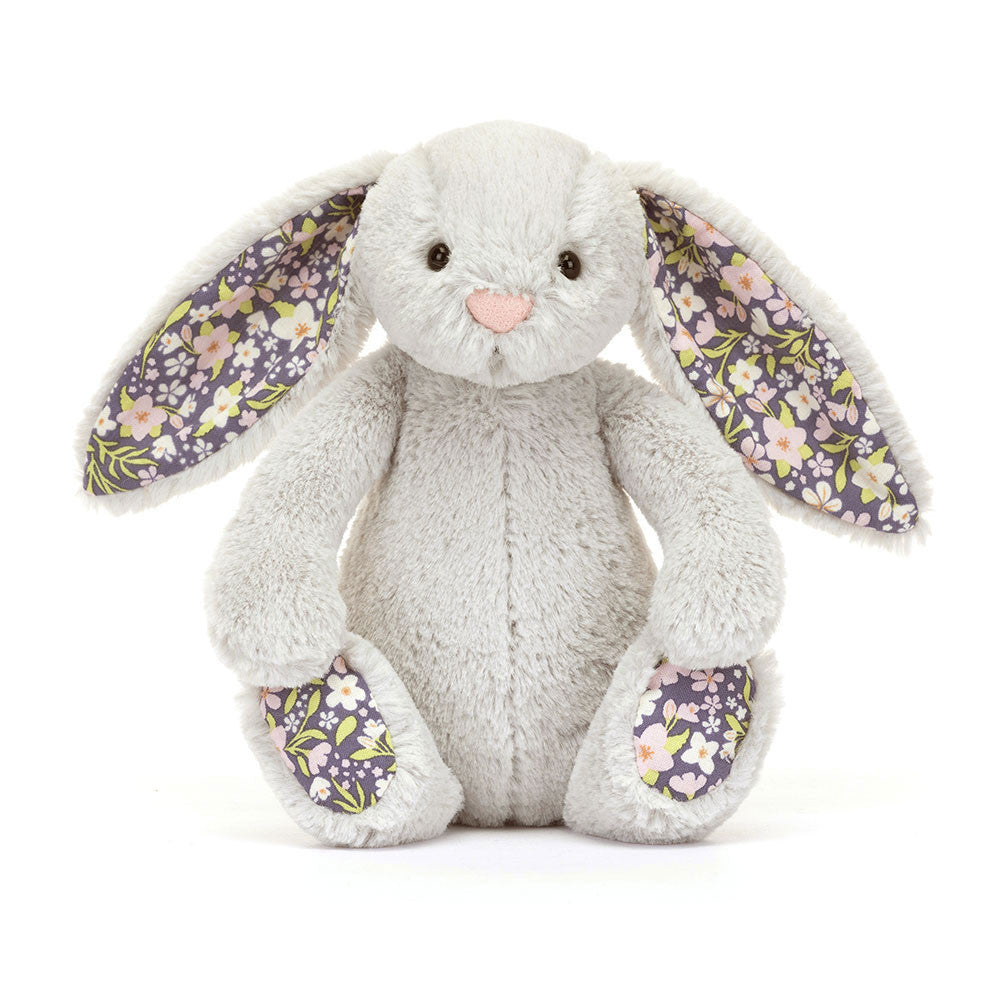 Small Blossom Silver Bunny 'Bloom' By Jellycat