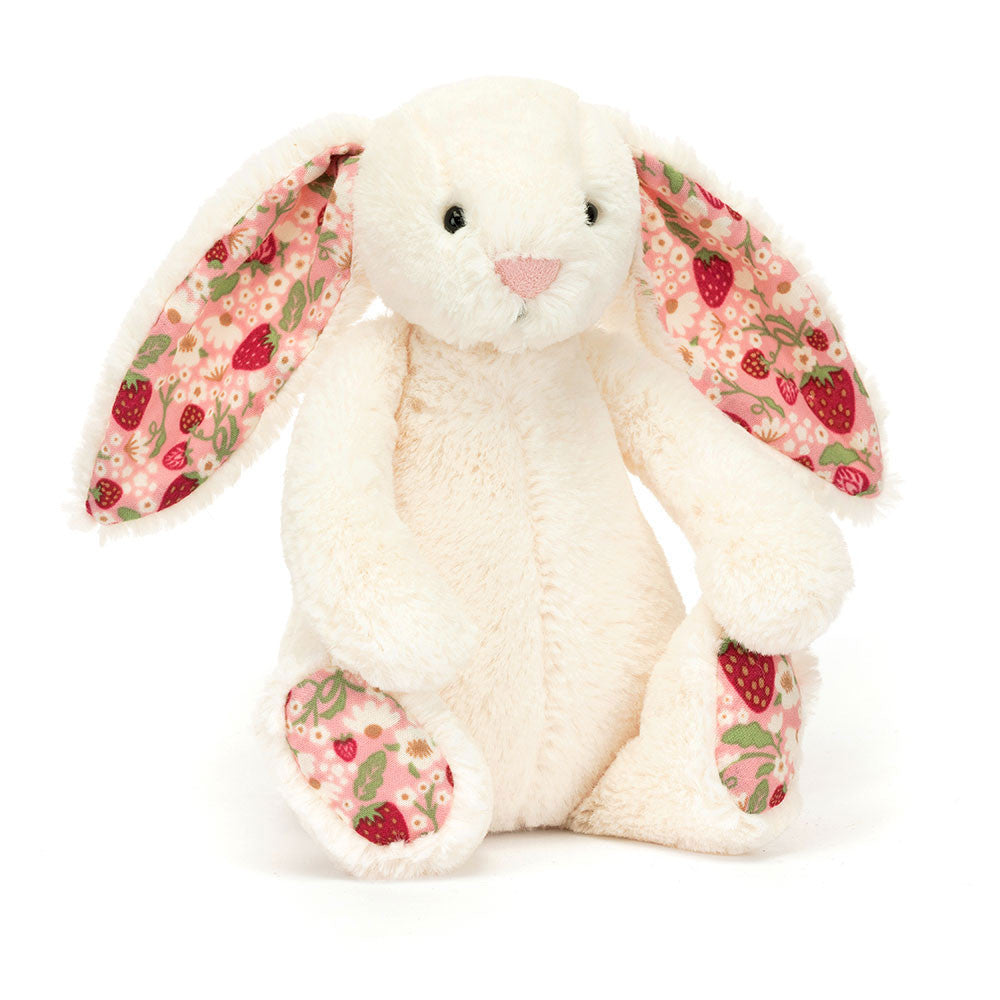 Small Blossom Cream Bunny 'Berry' By Jellycat