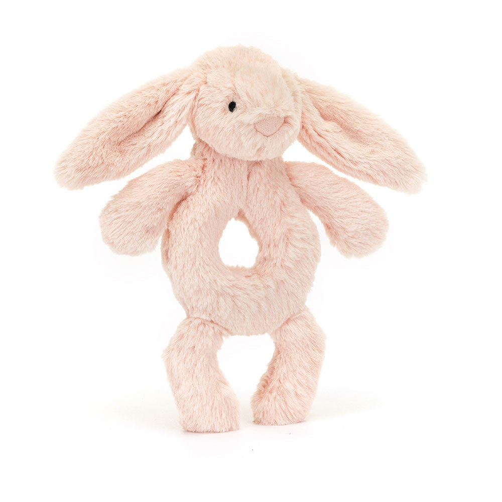 Bashful Blush Bunny Ring Rattle By Jellycat